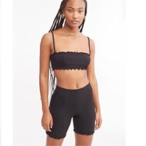 NWT Tropic of c Allegra Bralette in Black Size XS